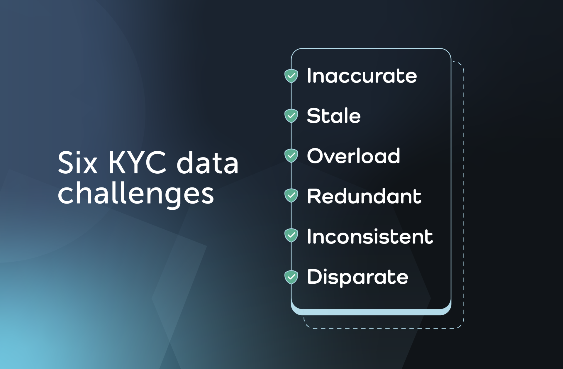 KYC data challenges