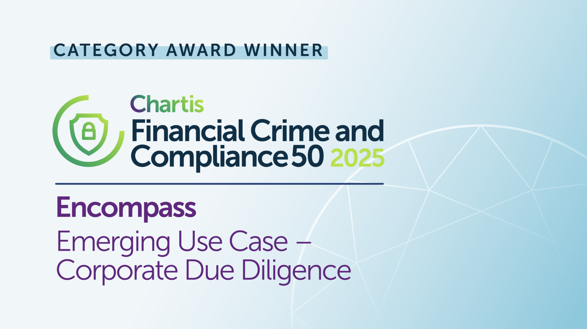 Chartis FCC50 category award winner